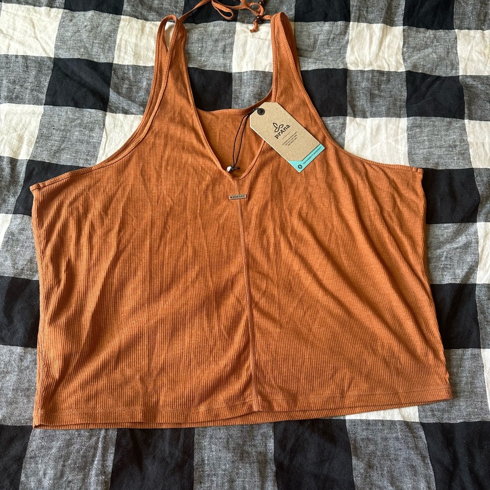 Burnt orange over sized tank NWT